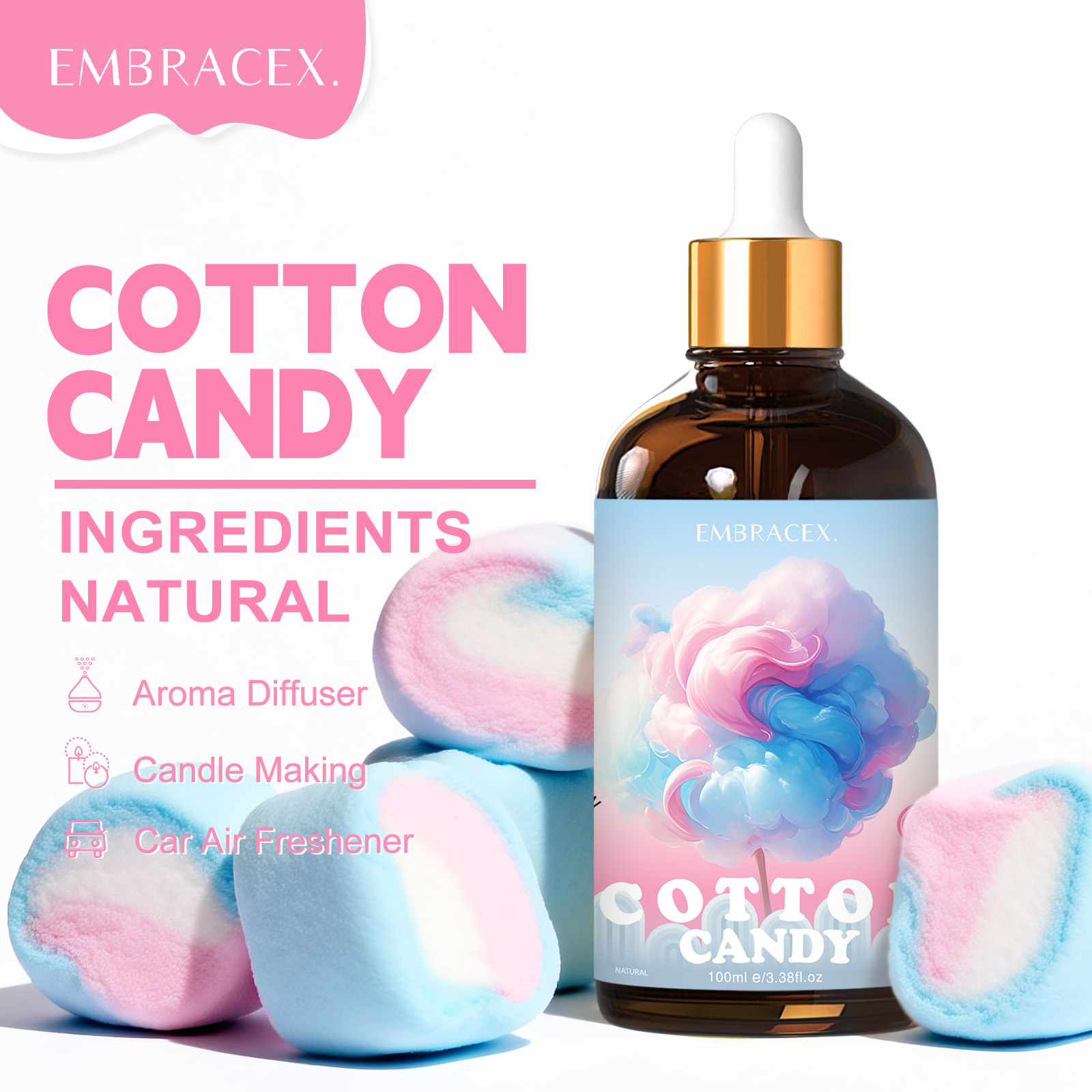 Candle Fragrance - 100ml Suikerwafel Geur Oliën Diffusers Kaarsen