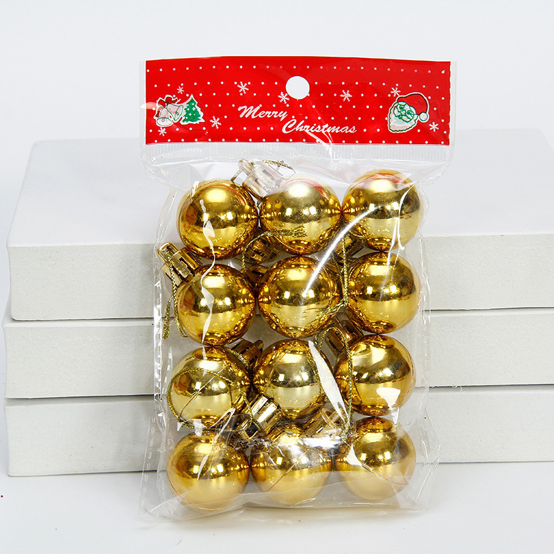 Candle Lighter - 12 Stuks 3Cm Kerstballen Kerstboom Ornamenten