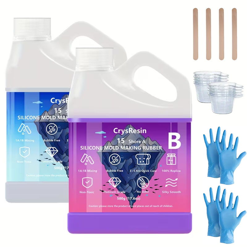 Candle Making Kit - 500ml 2 Flessen Vloeibare Siliconen voor