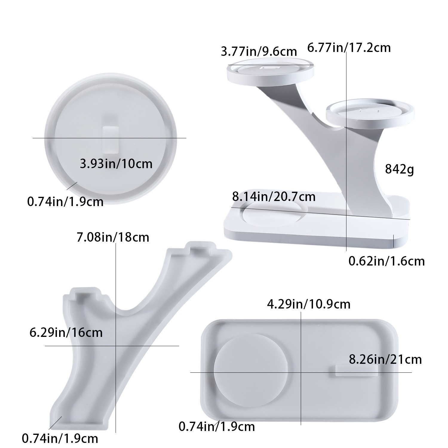 Candle Molds - DIY epoxyhars mal kaarsenhouder splicing ornament