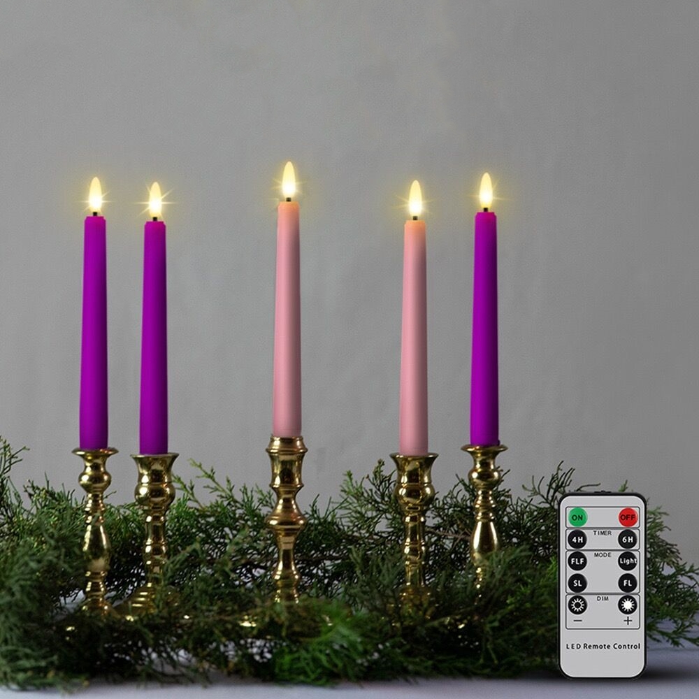 Candle Wick - 8 inch flikkerende LED kaars op