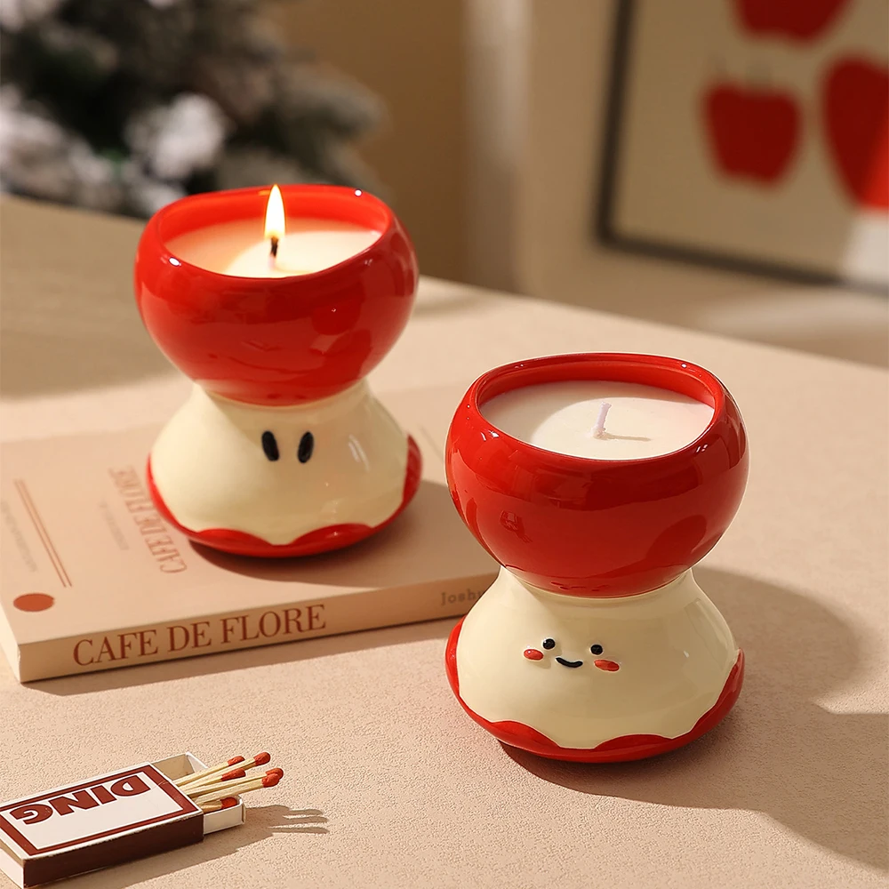 Soy Wax - Leuke, appelvormige geurkaarsen, perfect als cadeau