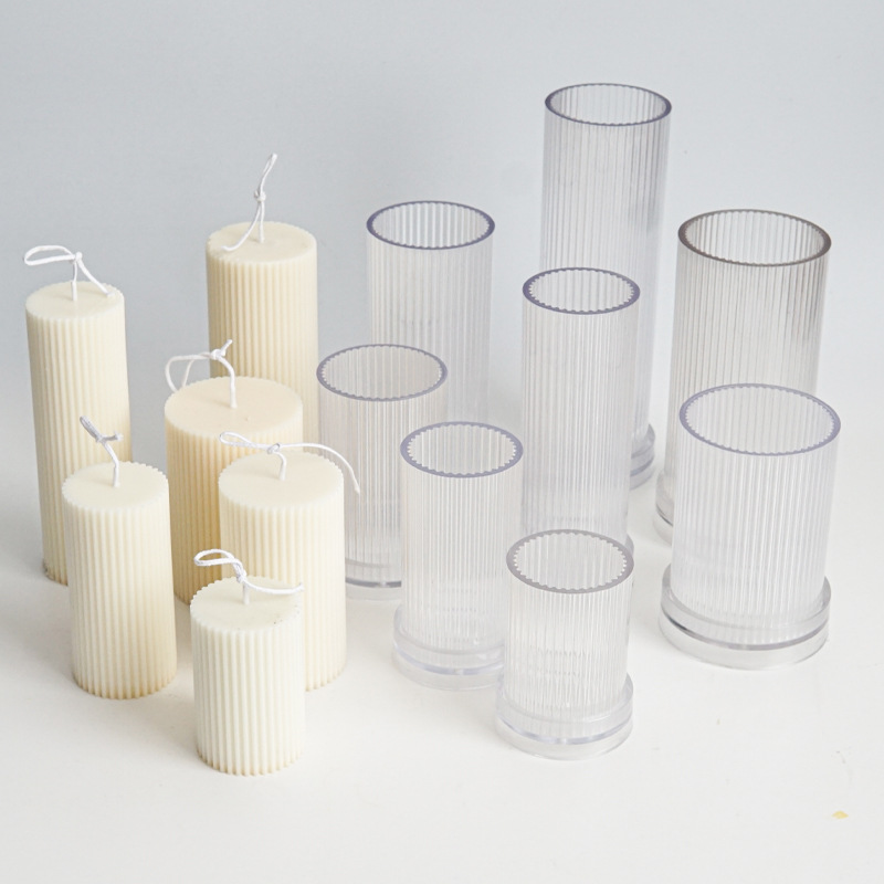 Candle Making Kit - Nieuwe DIY Krijtstreep ronde Fijne Tand