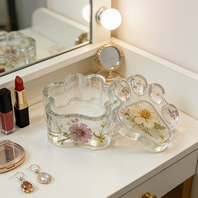 Candle Containers - Hars siliconen mal Liefdeshond Pootafdruk Cover