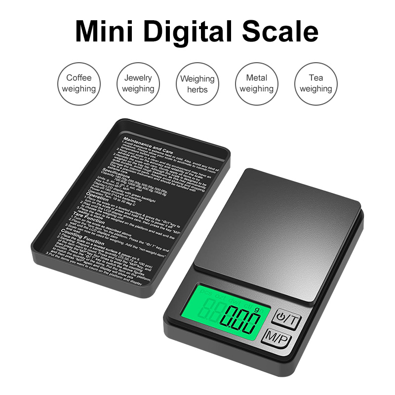 Candle Wax Scale - Mini Pocket Digitale Weegschaal LCD Gram