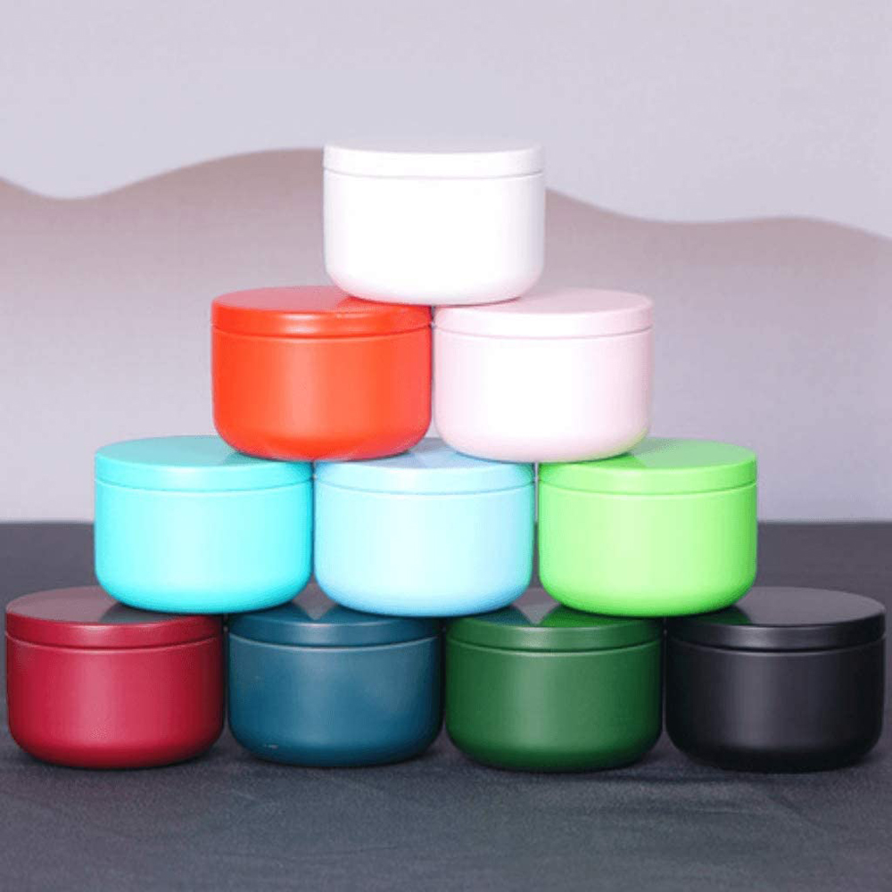 Candle Containers - Theeblikje met luchtdichte deksels Blik Theeopslagcontainers