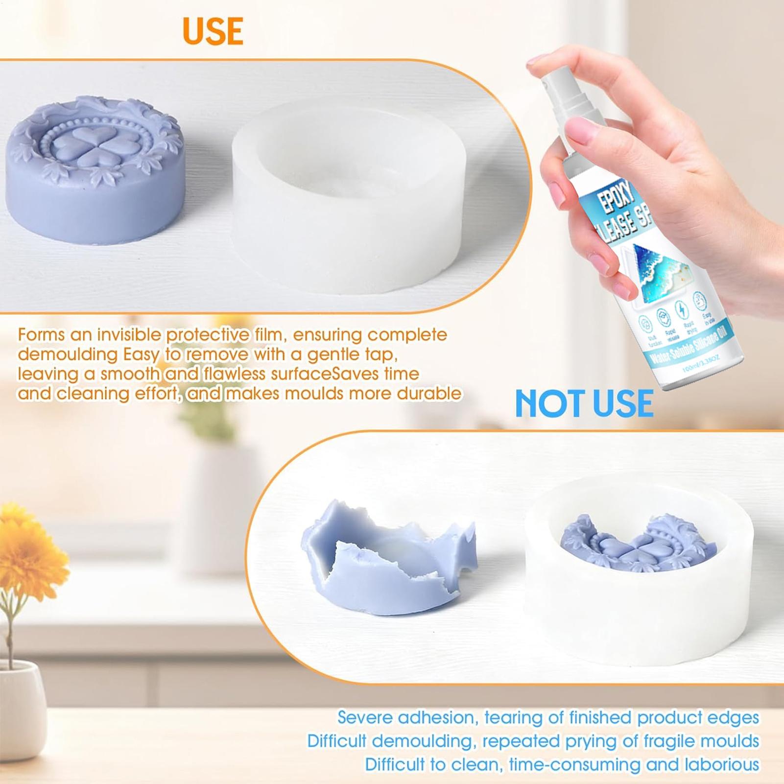 Siliconen ontvormspray Epoxy o - Candle Molds recensie en prijs