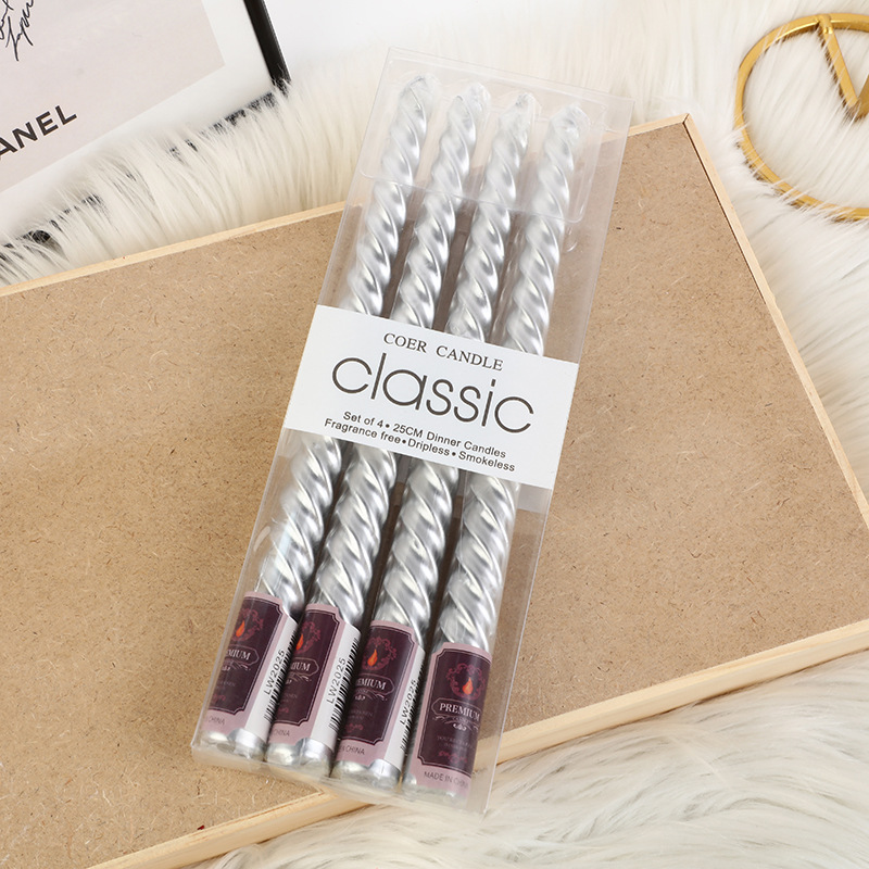 4 stuks Europese stijl lange-p - Silk Candle recensie en prijs