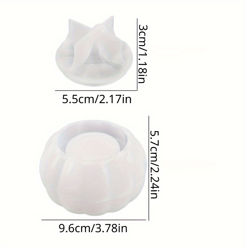 2 stks Pompoenpot Siliconen Ma - Candle Containers recensie en prijs