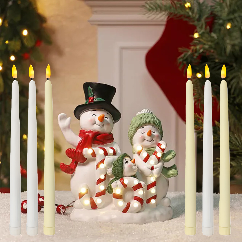 6 stuks LED-kaarsen zonder vla - Silk Candle recensie en prijs