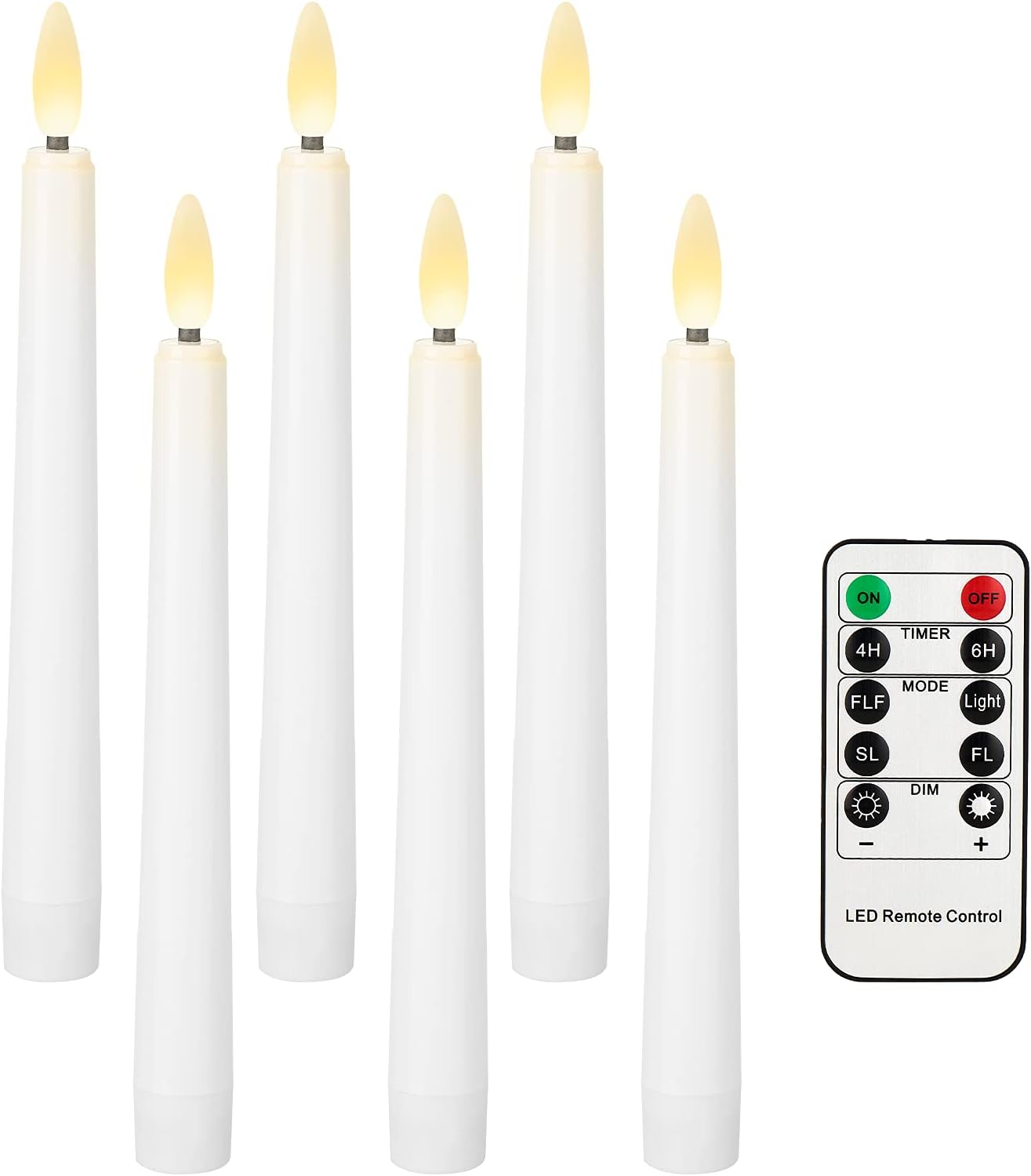 8 inch flikkerende LED kaars o - Candle Wick recensie en prijs
