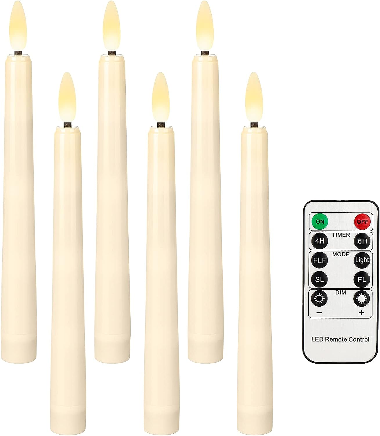 8 inch flikkerende LED kaars o - Candle Wick recensie en prijs
