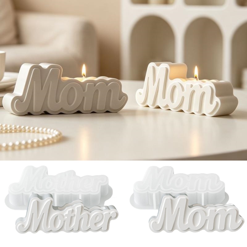 Lettervorm Vaas Gips Siliconen - Candle Containers recensie en prijs