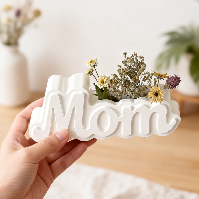 Lettervorm Vaas Gips Siliconen - Candle Containers recensie en prijs