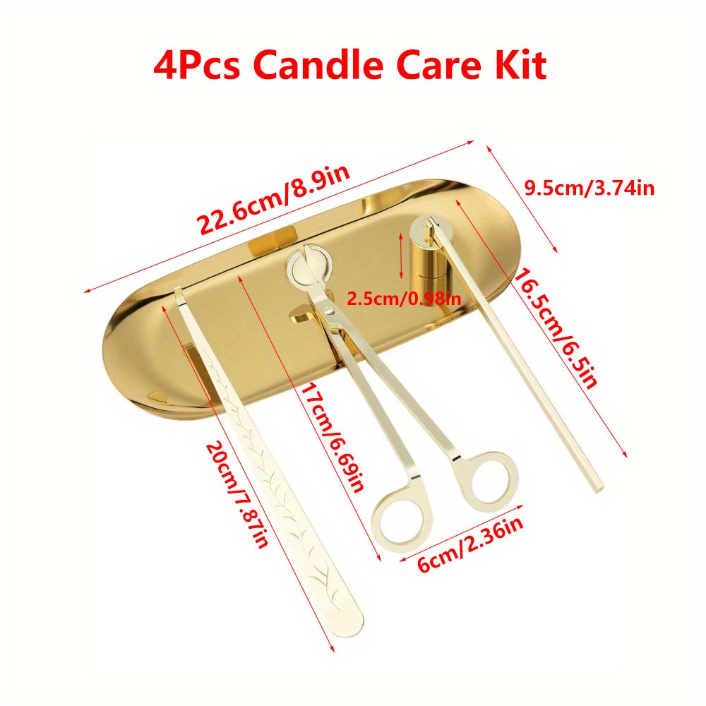 4 stks/set Luxe Kaars Care Kit - Candle Wick recensie en prijs