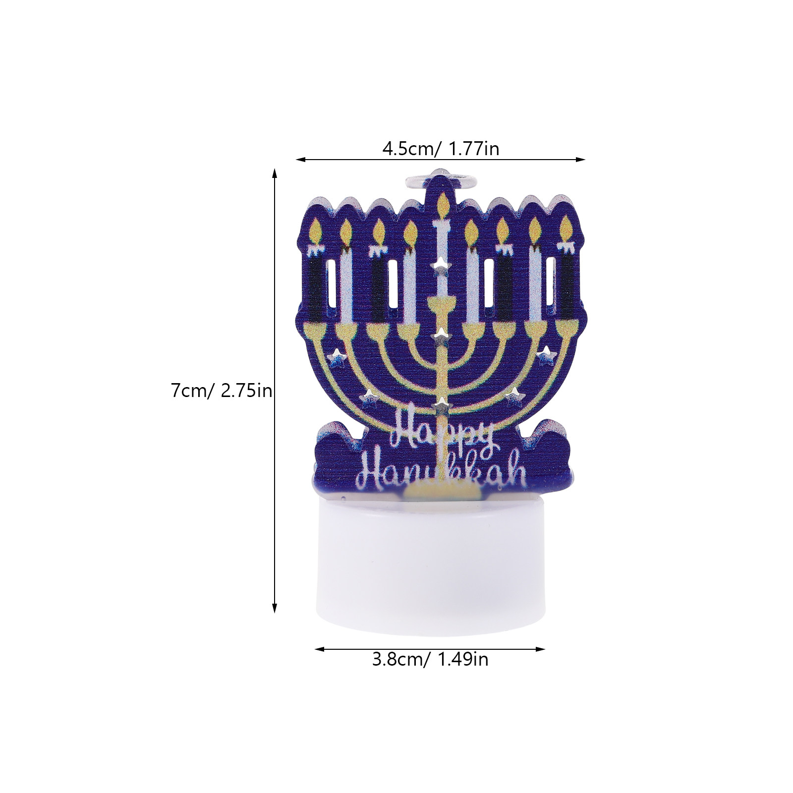 IJzeren LED-vlamloze Hanukkah- - Paraffin Wax recensie en prijs
