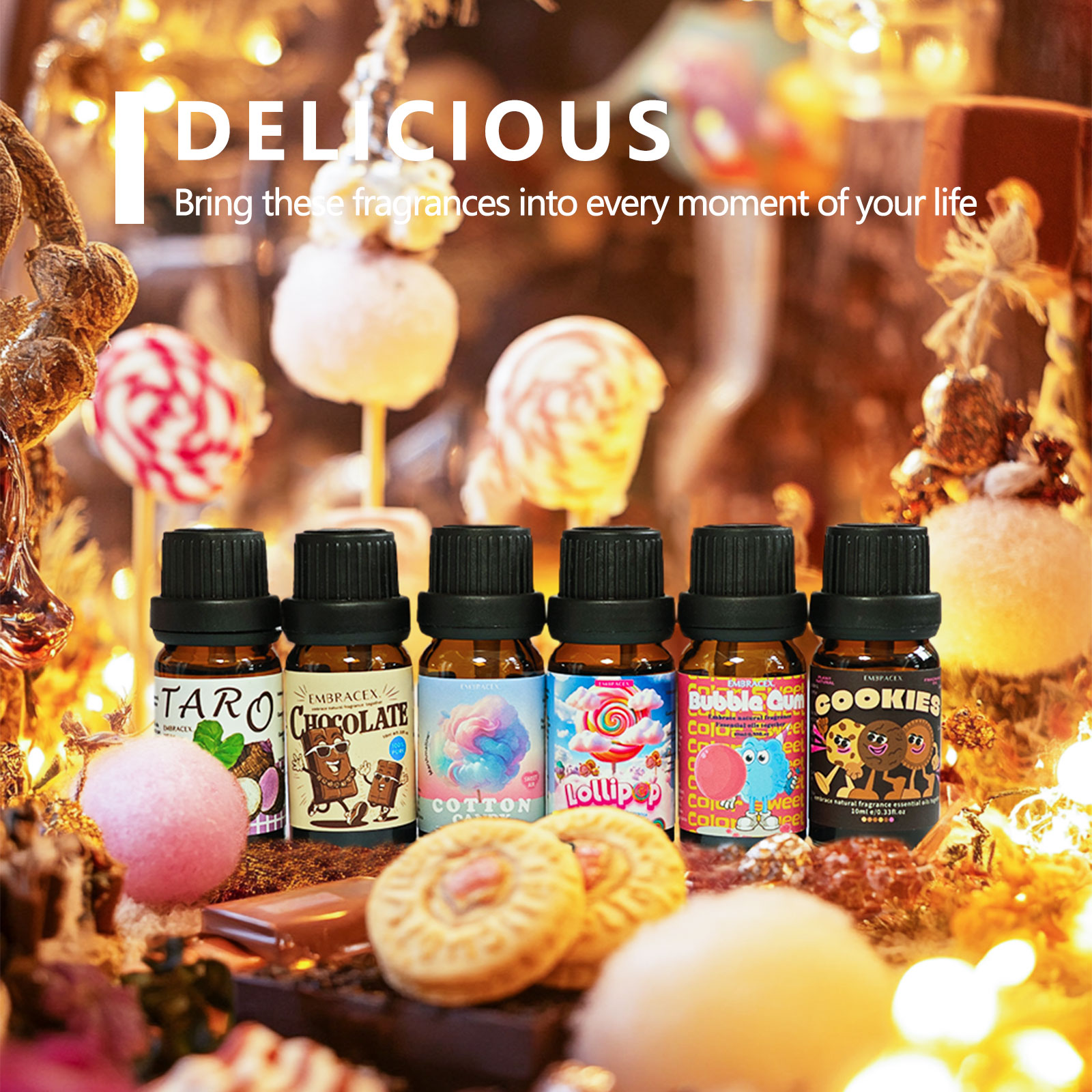 6PC/1Set Heerlijke Geuroliën C - Candle Fragrance recensie en prijs