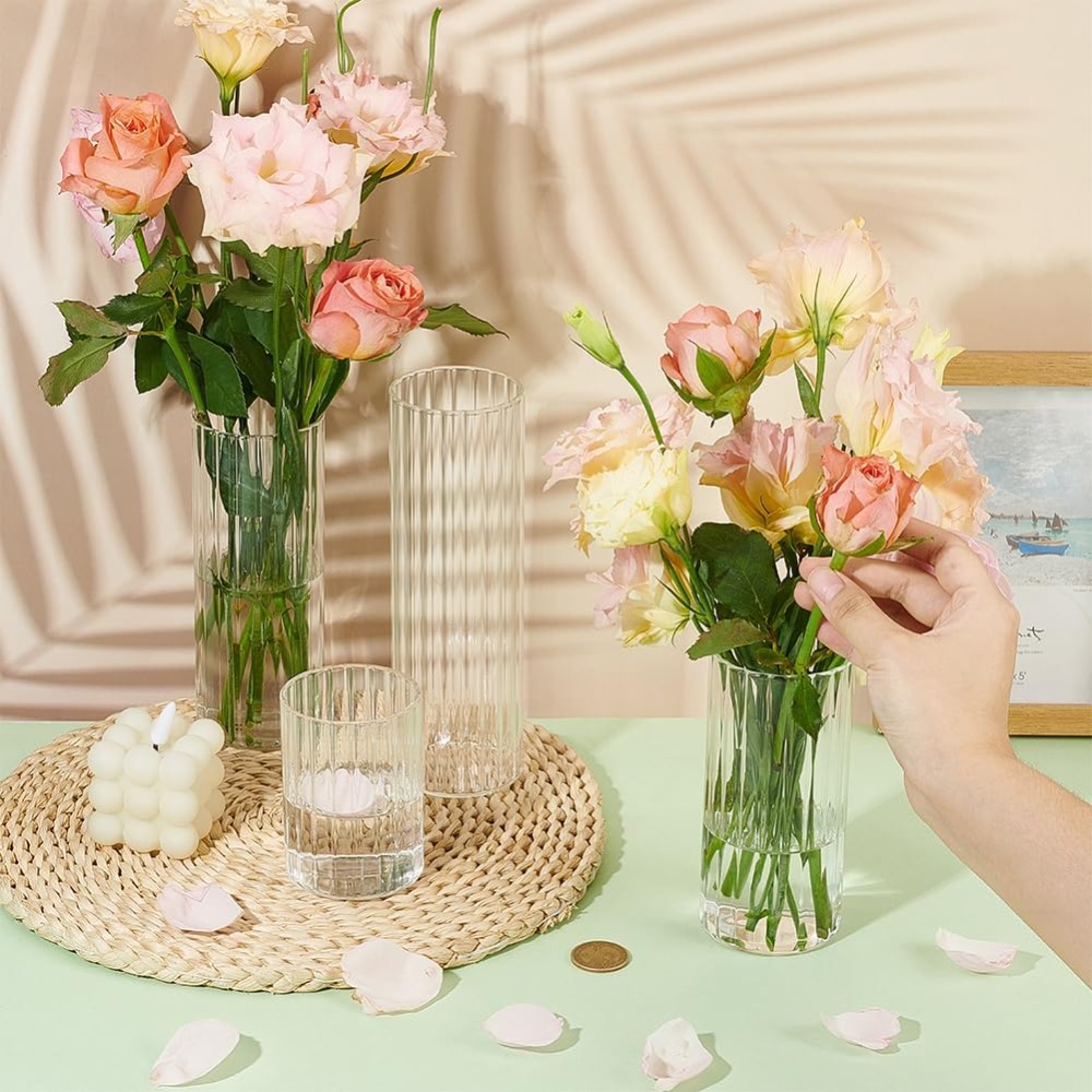 4-formaat glazen cilinder vaze - Candle Containers recensie en prijs