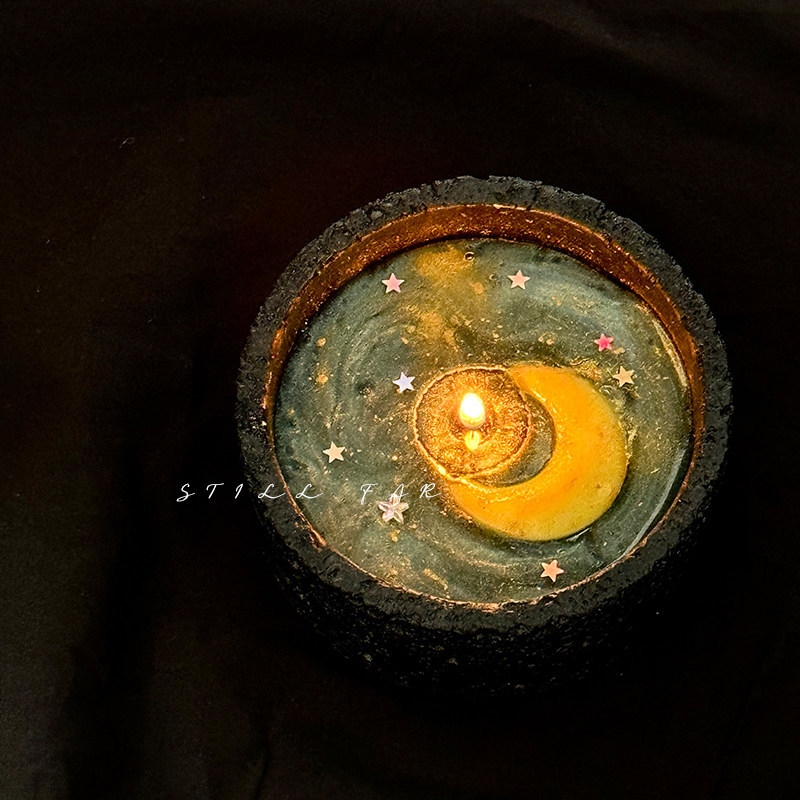 Smeltende Maan Geurende Kaars  - Soy Wax recensie en prijs