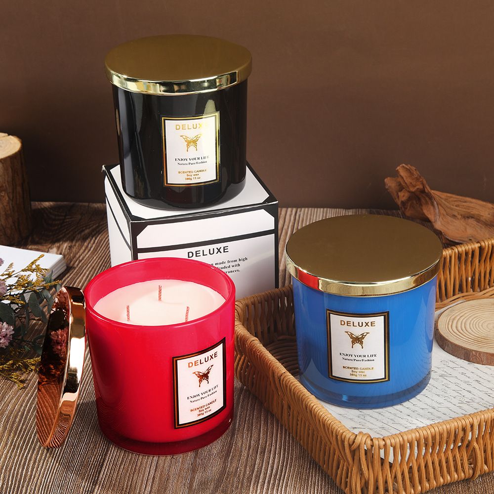 400G gouden glazen geurkaars v - Soy Wax recensie en prijs