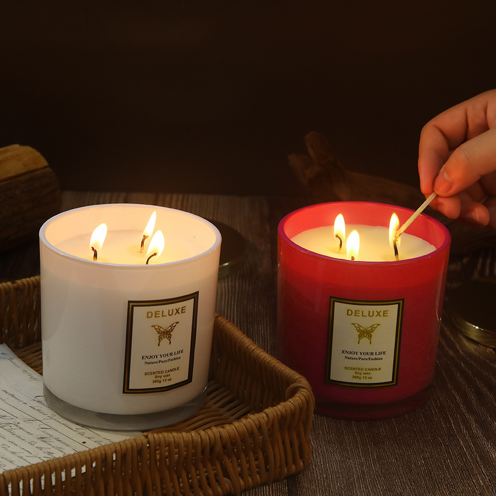 400G gouden glazen geurkaars v - Soy Wax recensie en prijs
