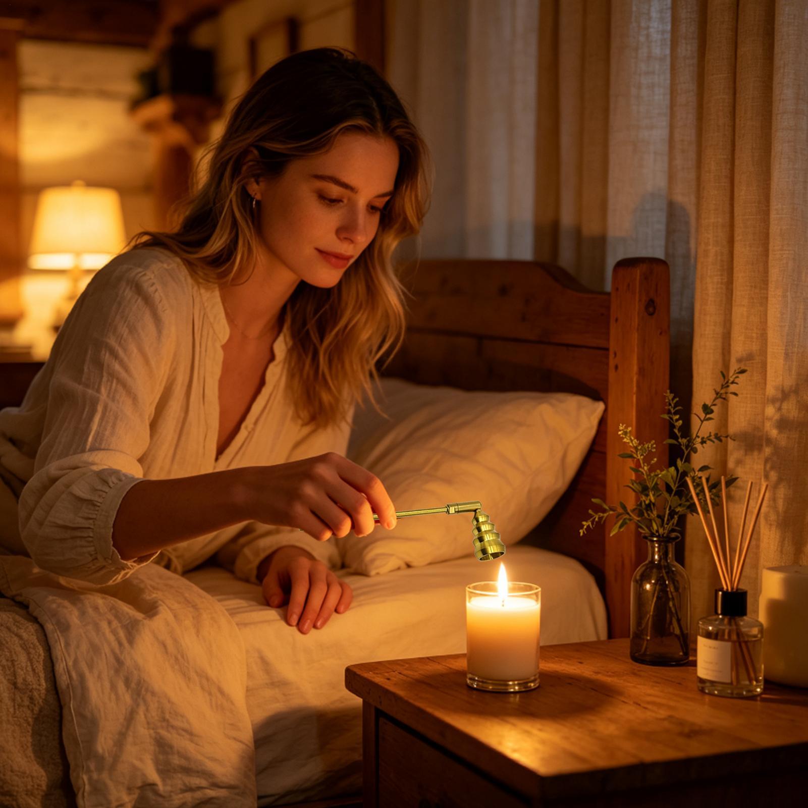 Metalen lontdover met handvat, - Candle Wick recensie en prijs