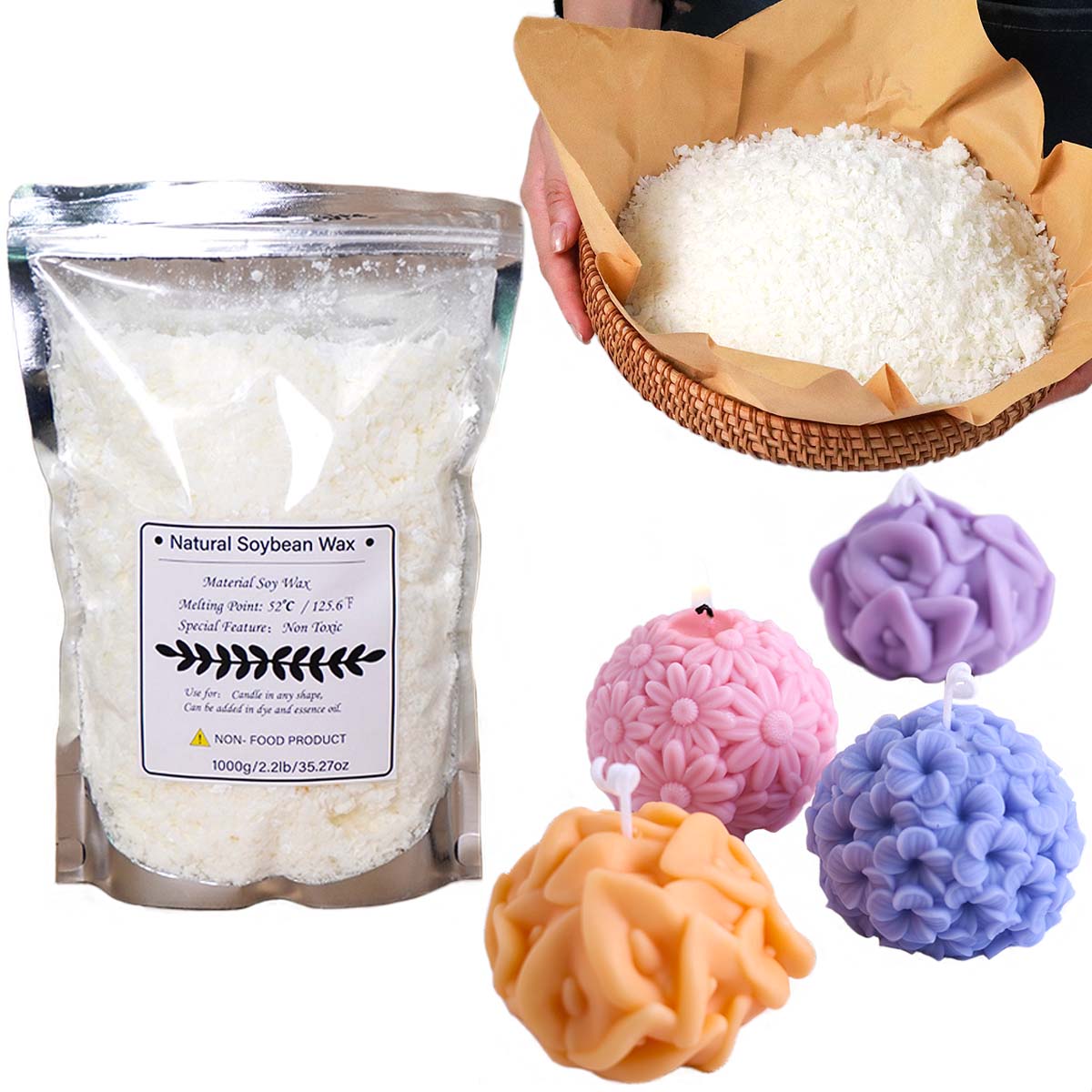 100/250/500/1000g Natuurlijke  - Candle Making Kit recensie en prijs