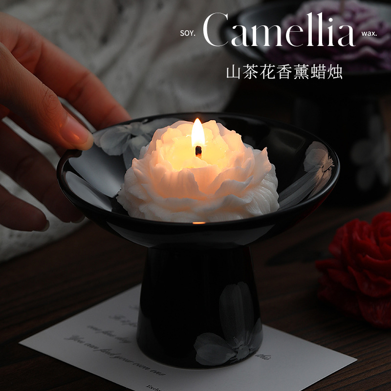 Camellia geurkaarsen eenvoudig - Soy Wax recensie en prijs