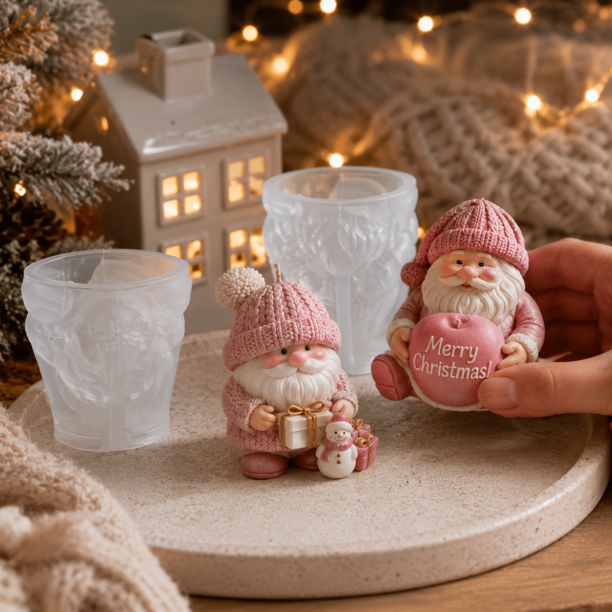Kerstfeest Gnome Siliconen Kaa - Candle Making Kit recensie en prijs