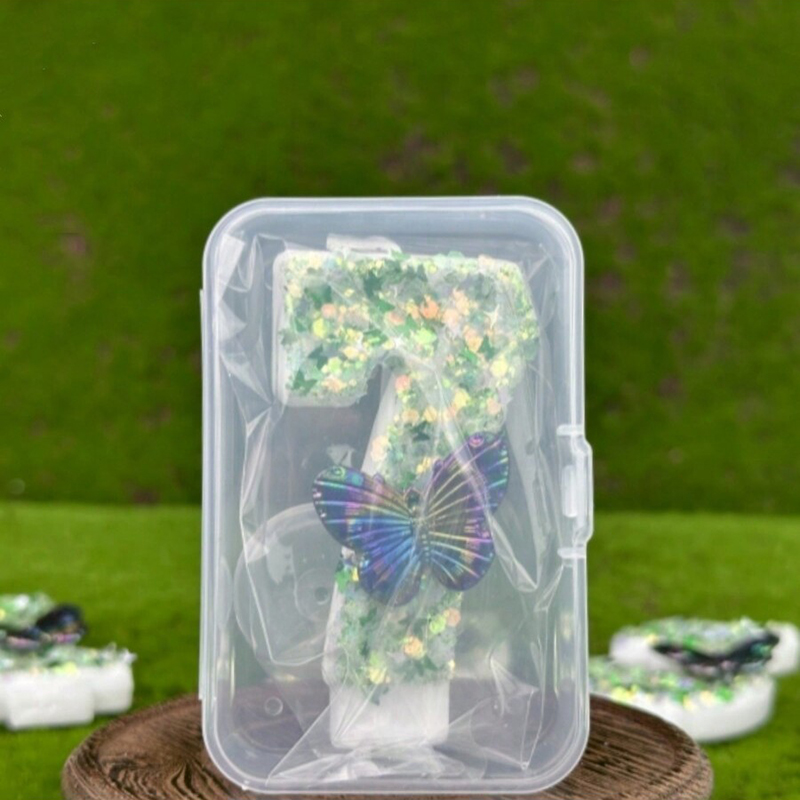 1Pc Groene Pailletten Nummer 0 - Soy Wax recensie en prijs
