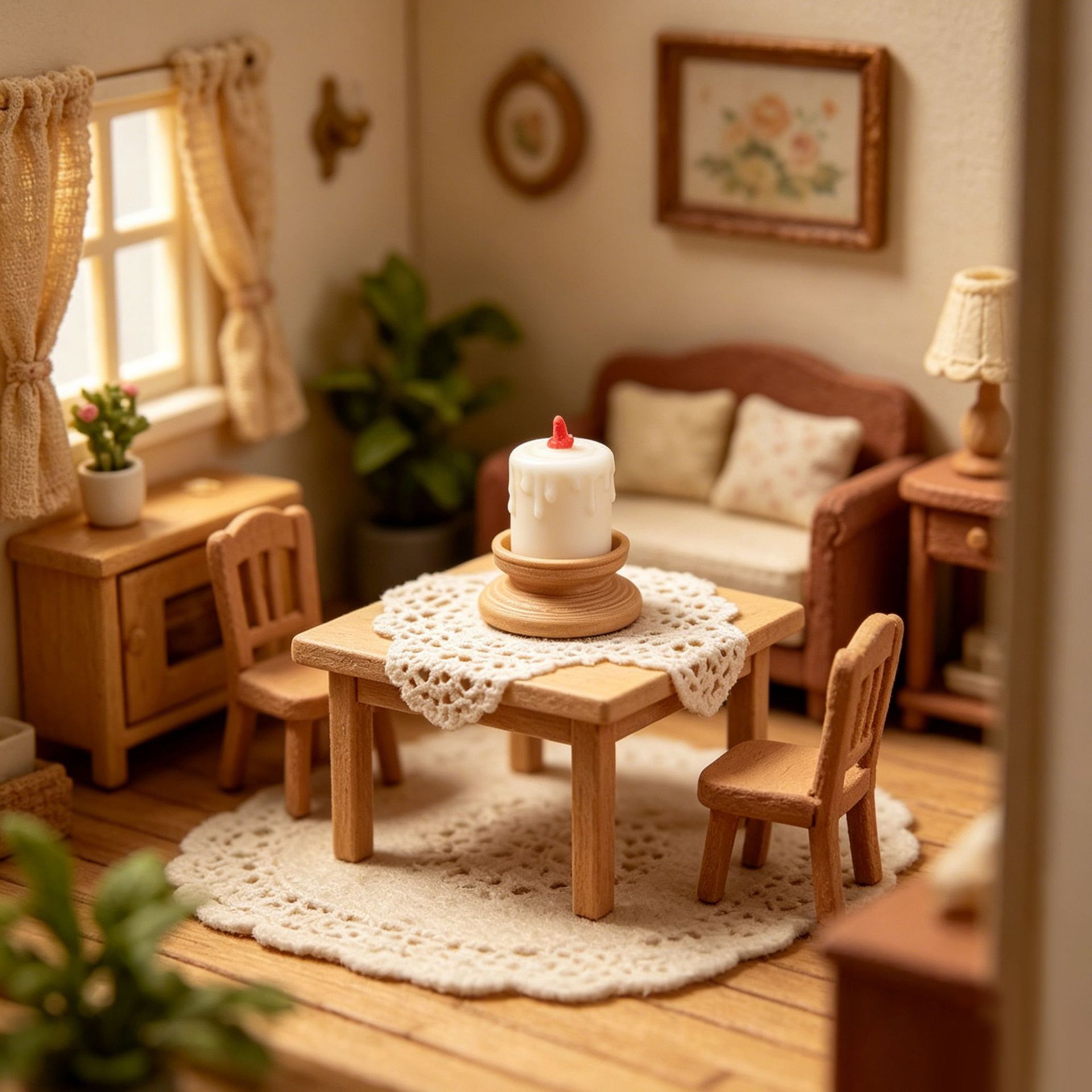 3 stuks 1/12 schaal poppenhuis - Candle Wax Scale recensie en prijs