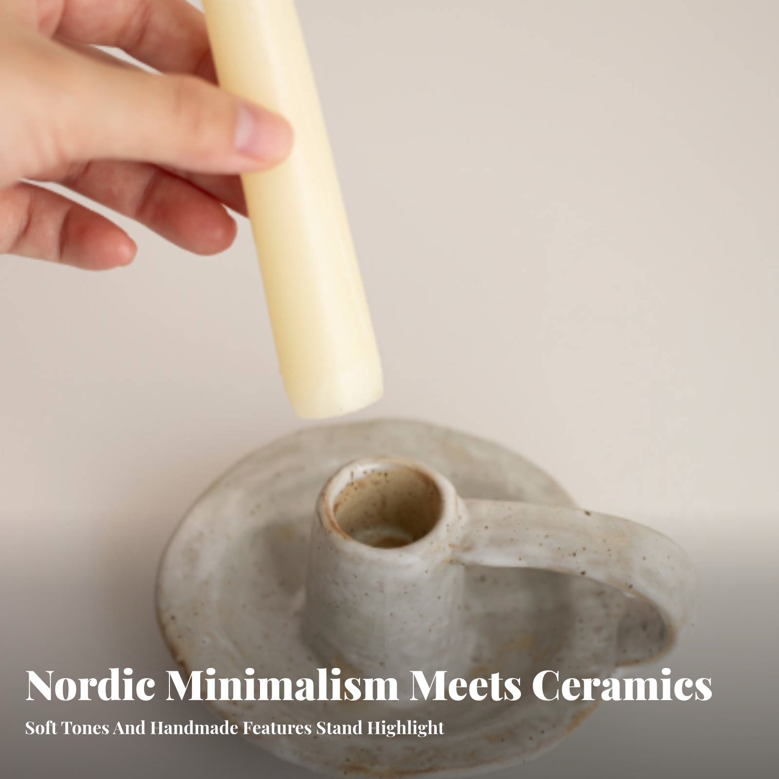 Noordse keramische kaarsenhoud - Paraffin Wax recensie en prijs