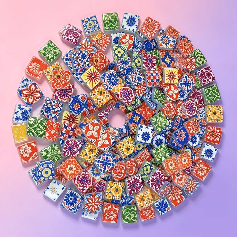 100/200g kleurrijke mozaïekmat - Candle Containers recensie en prijs