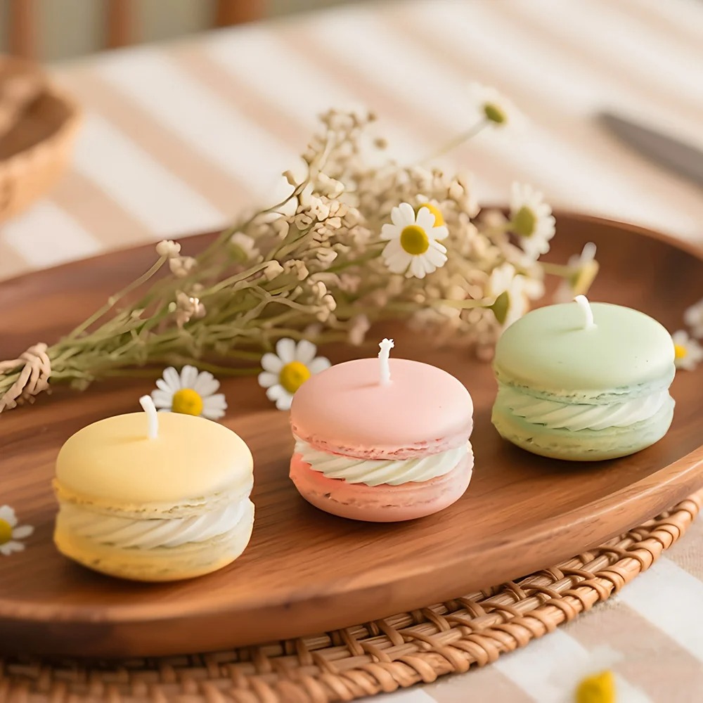 1/5pcs Realistische Macaron-vo - Soy Wax recensie en prijs