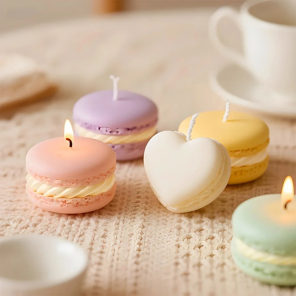 1/5pcs Realistische Macaron-vo - Soy Wax recensie en prijs